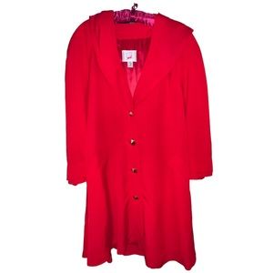 Mondi RED CAPE/COAT Vintage Exclusive Design